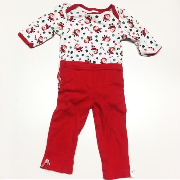 Baby Girl Santa Holiday Outfit - Size 0-3 Months - Picture 6 of 6